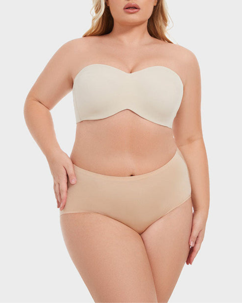 Full Support Non-Slip Convertible Bandeau Bra