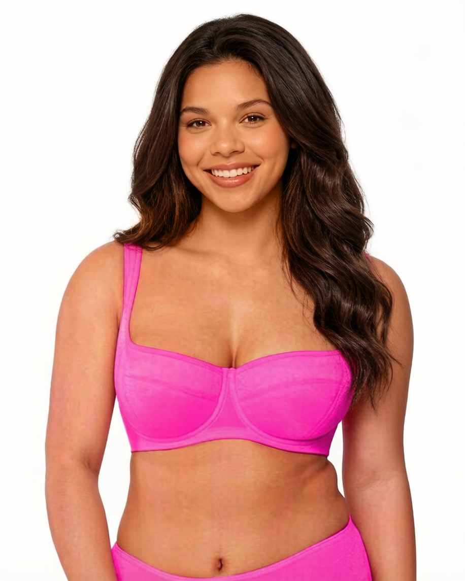 Lightly Padded Balconette Bra – Soft Fit & Natural Lift