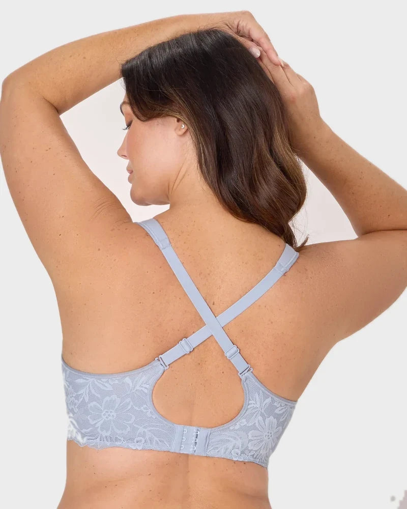 Full-Coverage Breathable Underwire Minimizer Bra