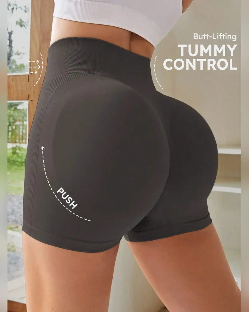 4-Pack High-Waist Seamless Butt-Lifting Shorts
