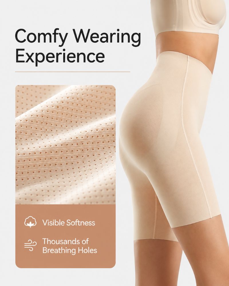 High-Waist Seamless Tummy Control Shaper Shorts