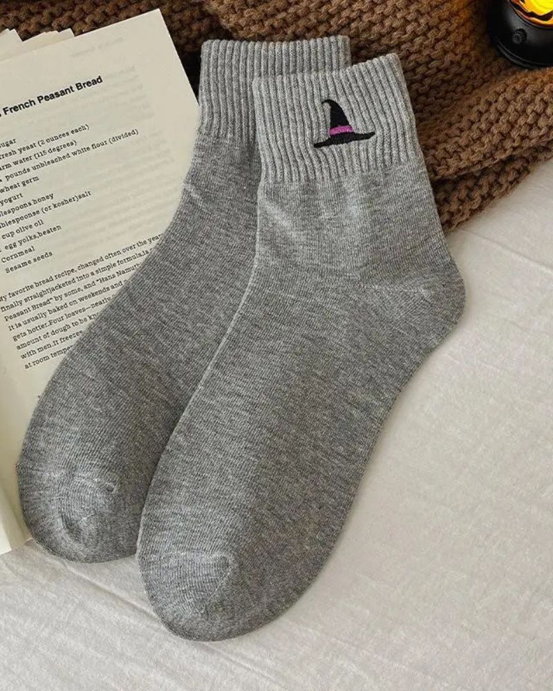 Cozy Halloween Crew Socks 5-Pack