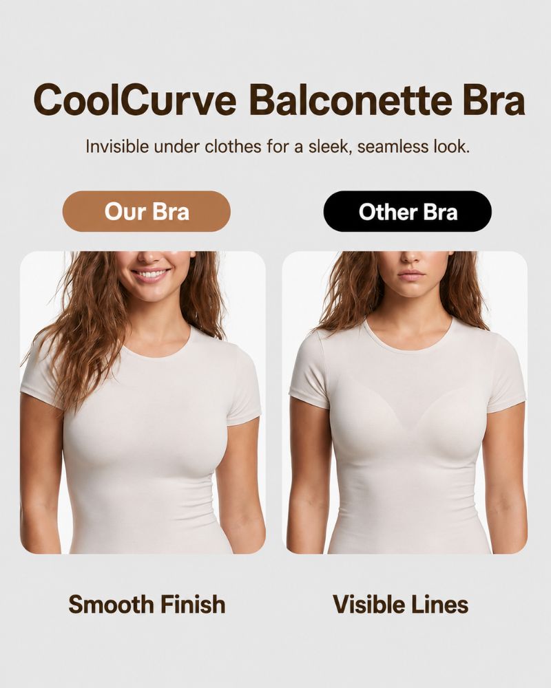 Cooling Plus Size Balconette Underwire Bra