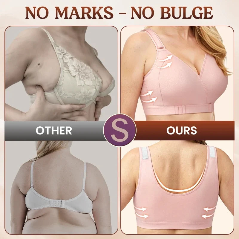 Easy-Wear Front Wrap Comfort Bra