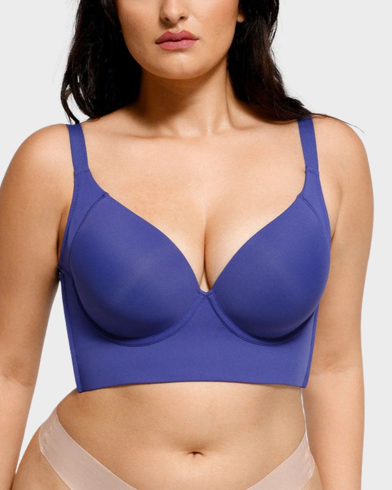 Back-Smoothing Underwire Push-Up Bra