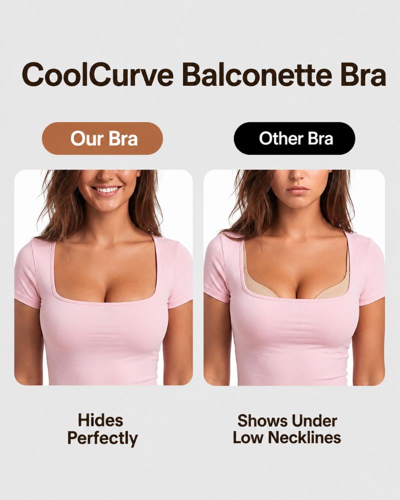 Cooling Plus Size Balconette Underwire Bra