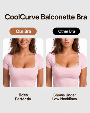 Cooling Plus Size Balconette Underwire Bra