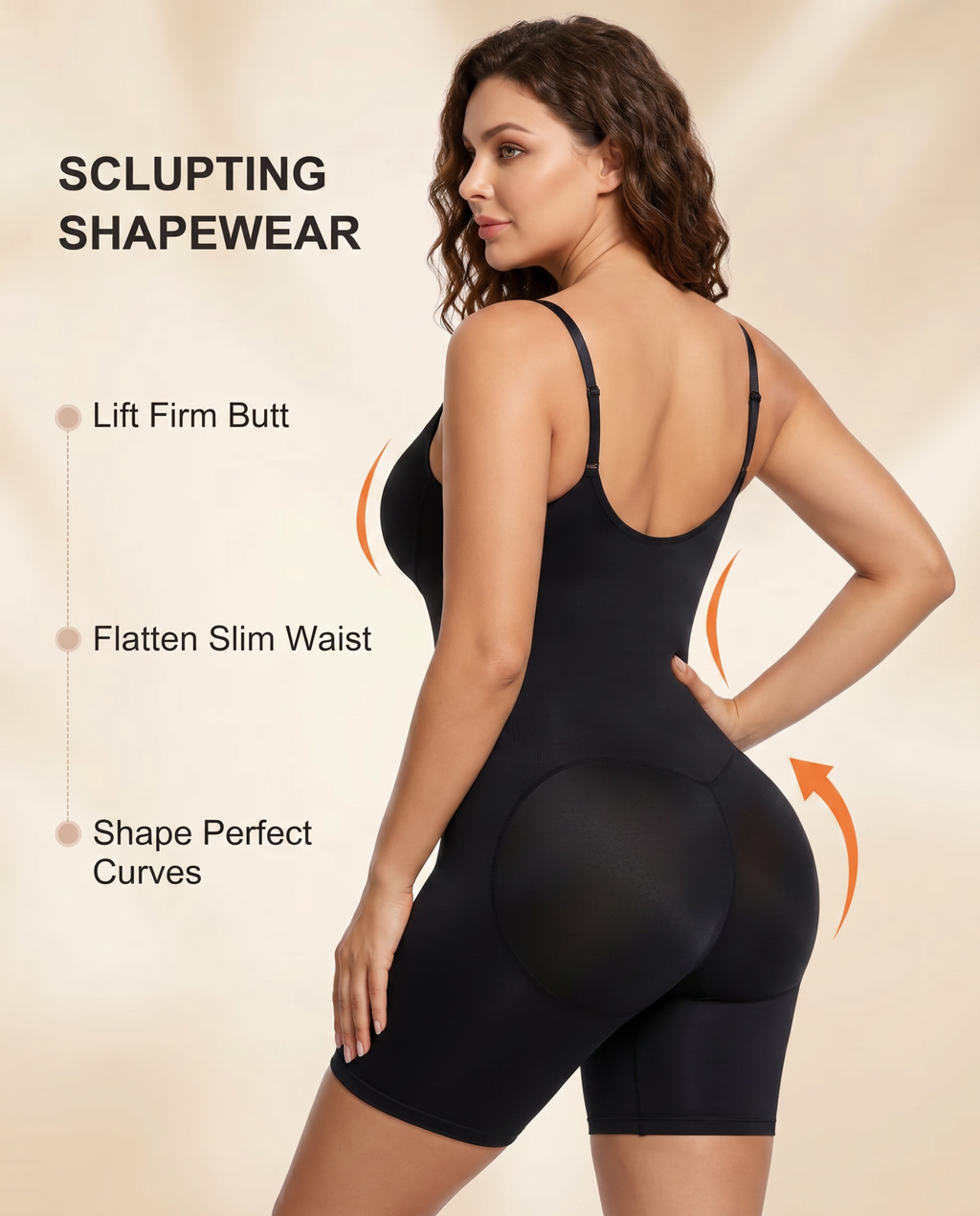 Women's Tummy Control Zip Front Bodysuit