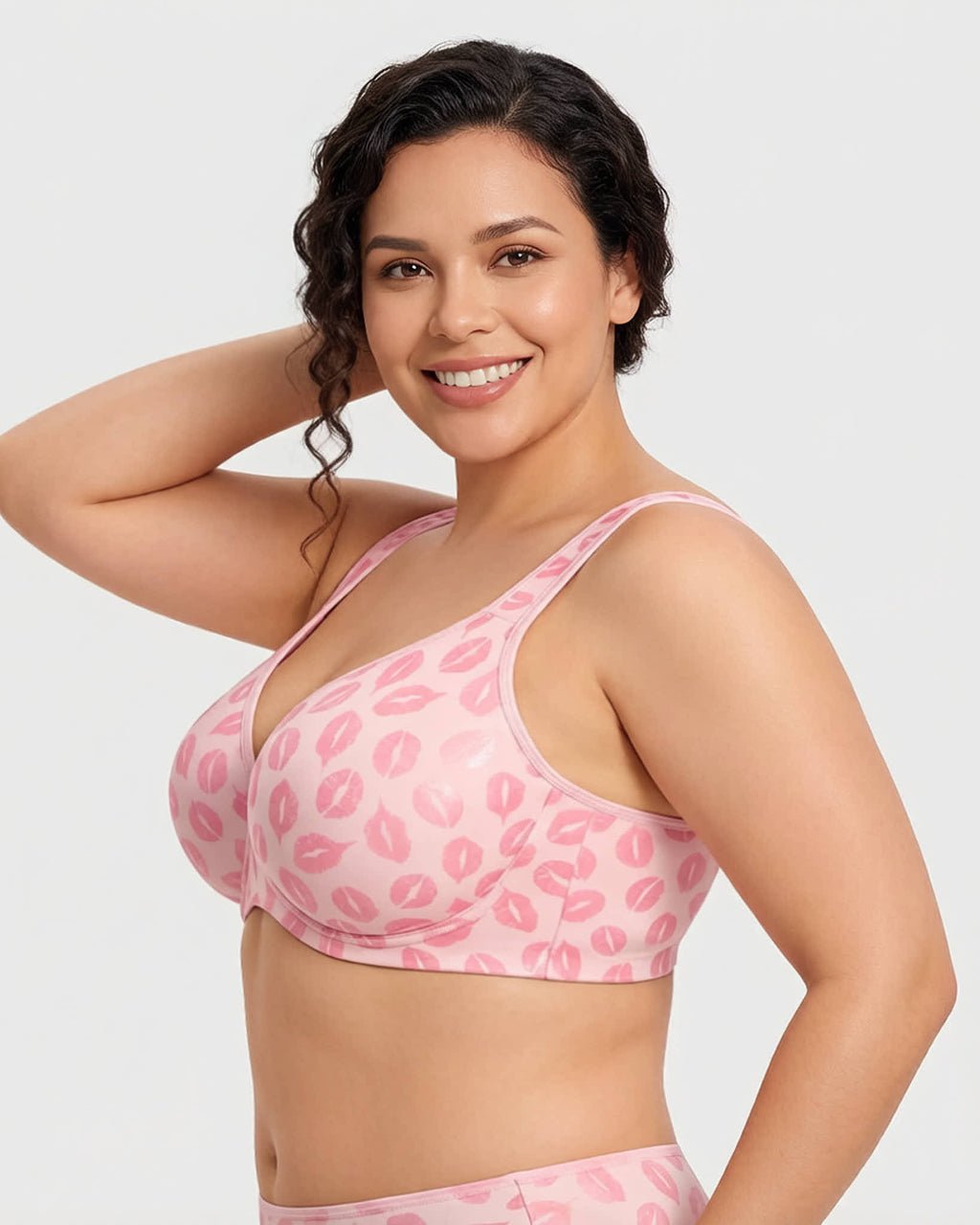 Soft Plus Size Full Coverage Unlined Minimizer Bra