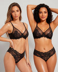 2-Pack Full Coverage Lace Minimizer Bras