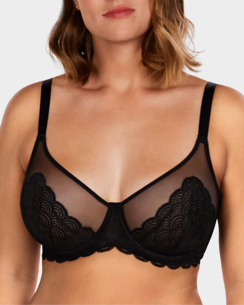 Plus Size Mermaid Lace Minimizer Underwire Bra