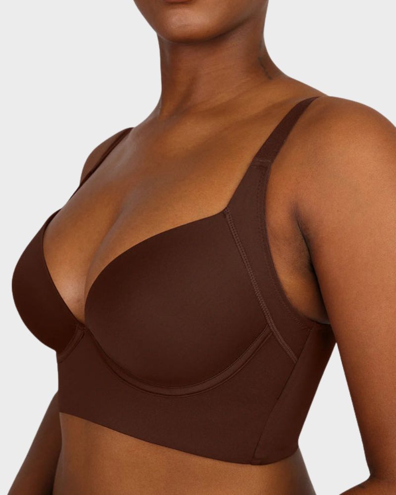 Back-Smoothing Underwire Push-Up Bra