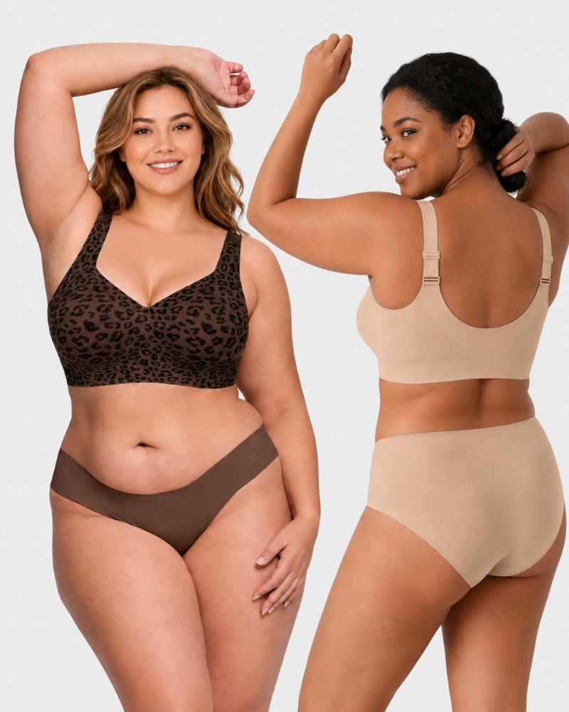 Plus Size Pullover Wireless Full-Coverage Support Bra