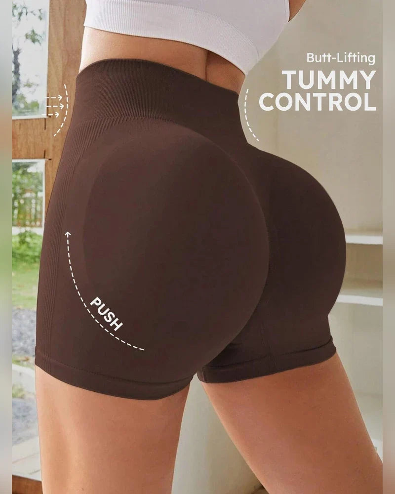 4-Pack High-Waist Seamless Butt-Lifting Shorts