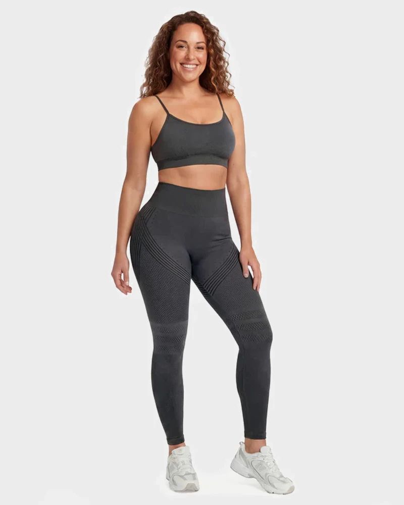3D Textured Tummy Control & Butt-Lifting Leggings