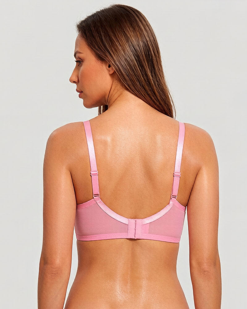 2-Pack Full Coverage Lace Minimizer Bras