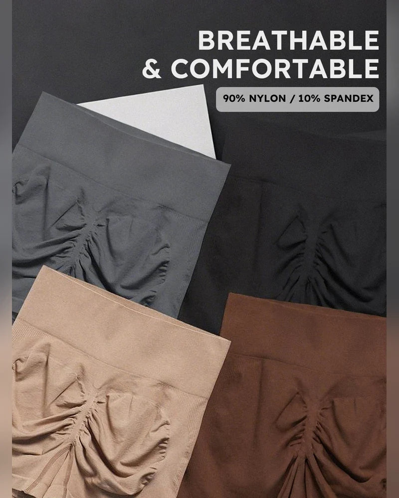 4-Pack High-Waist Seamless Butt-Lifting Shorts