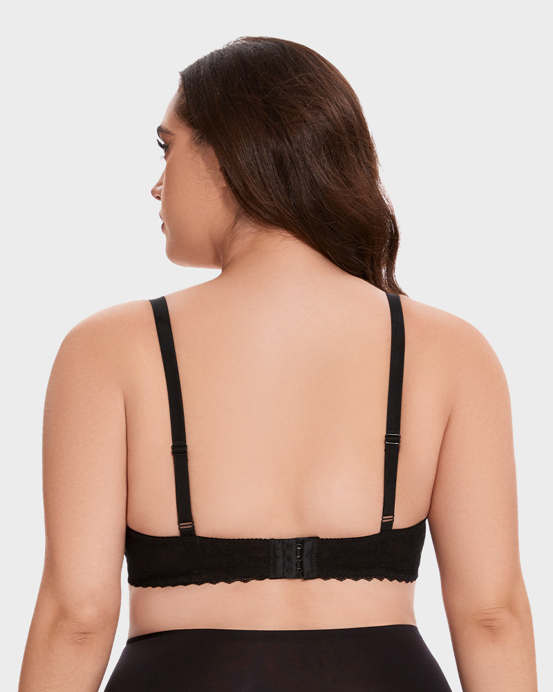 Comfort Lace Trim Push-Up Bra