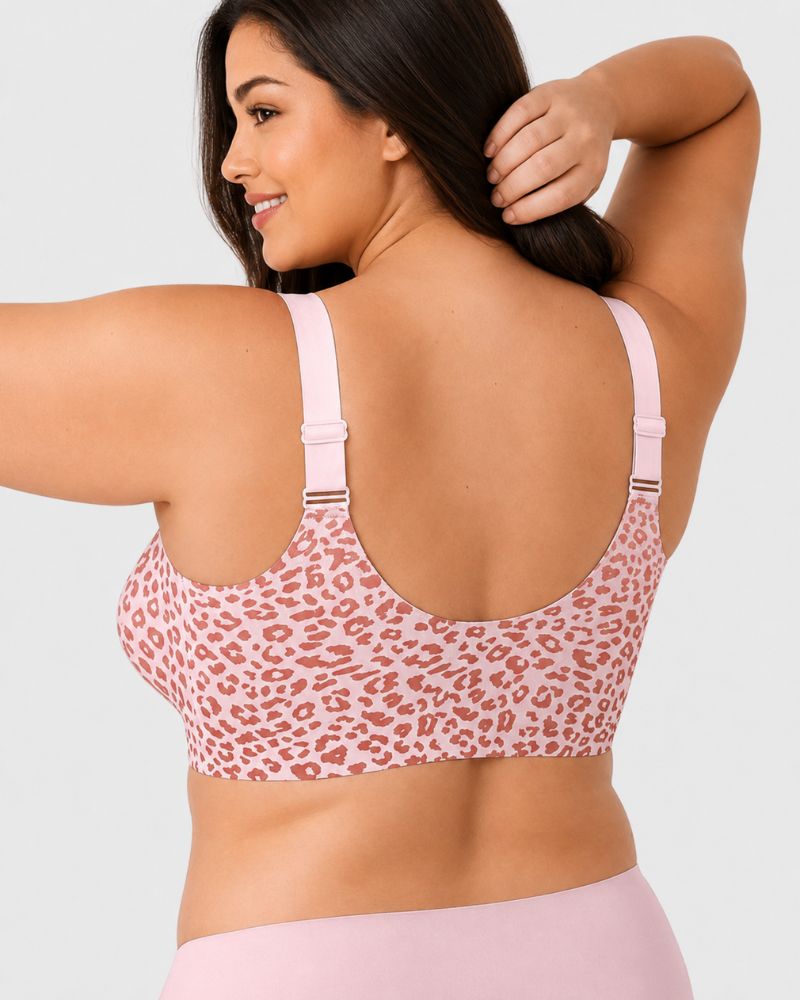 Plus Size Pullover Wireless Full-Coverage Support Bra