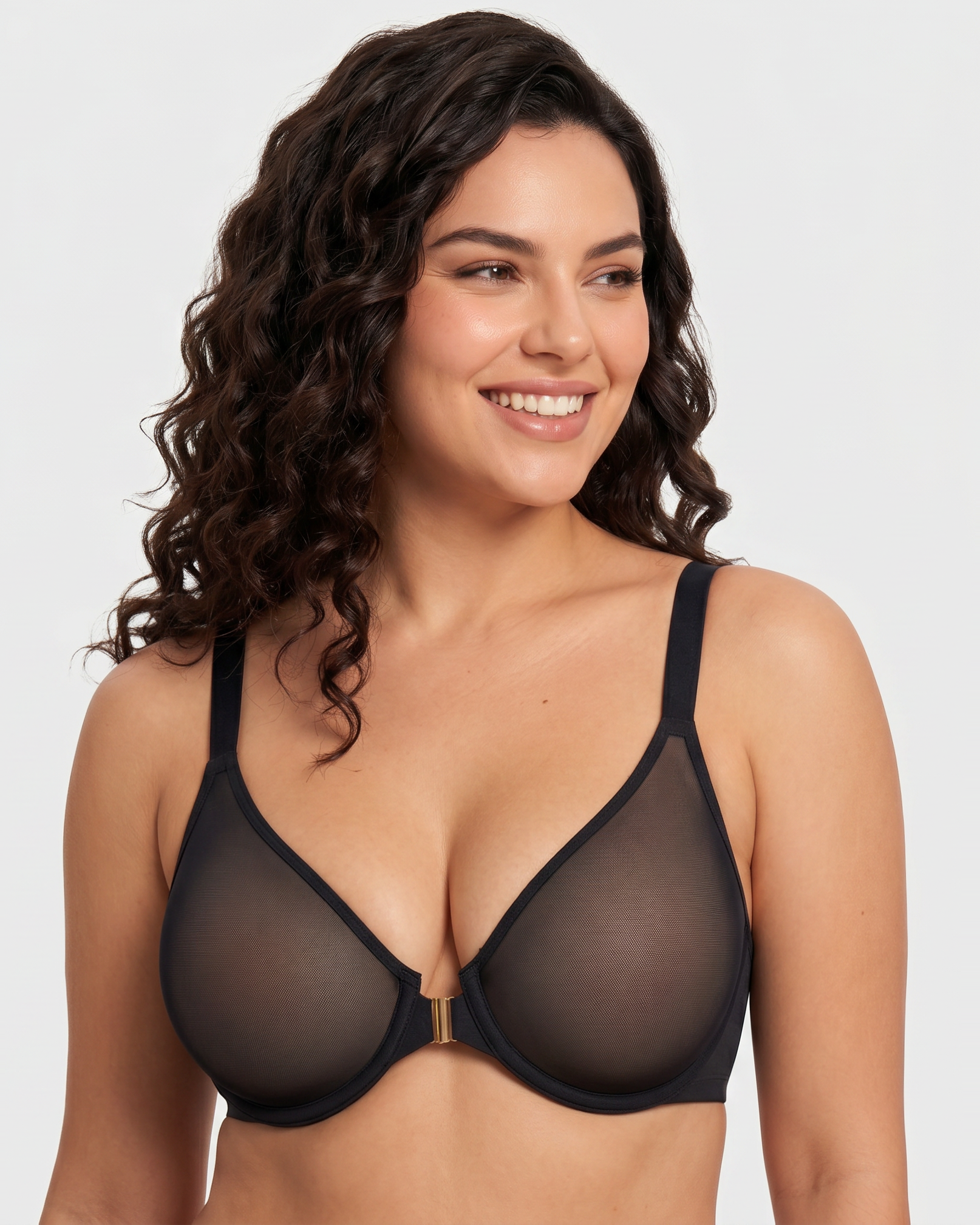 All-Day Comfort Front Closure Mesh Bra