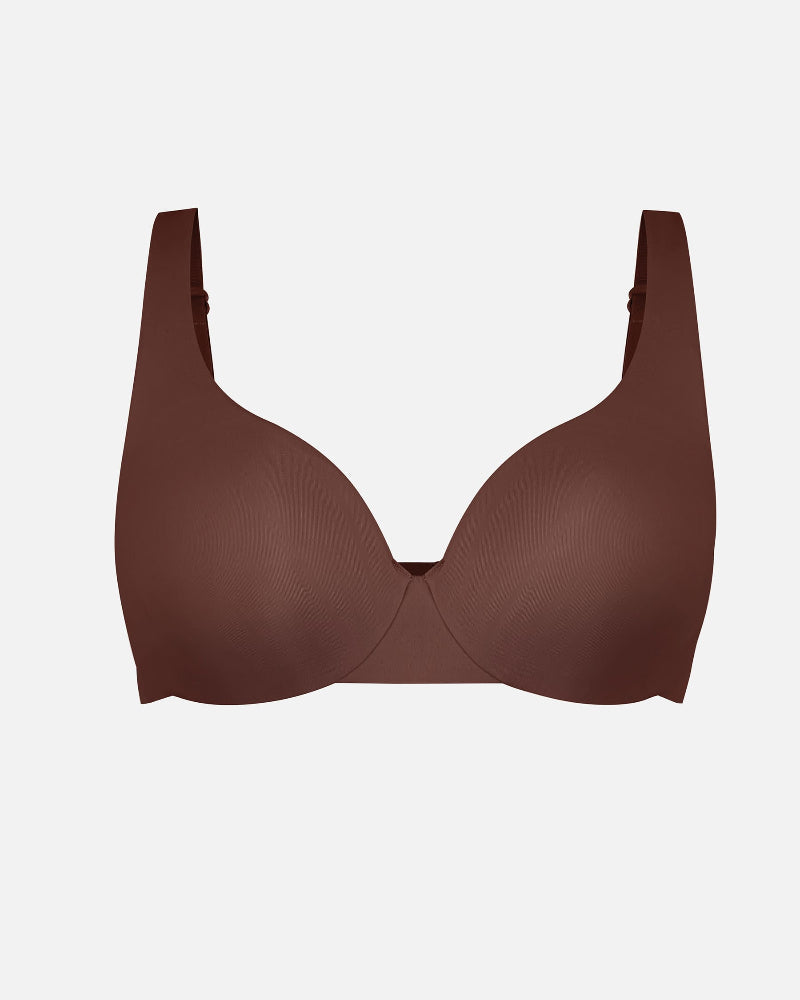 Underwire Adjustable Deep V-neck Bra