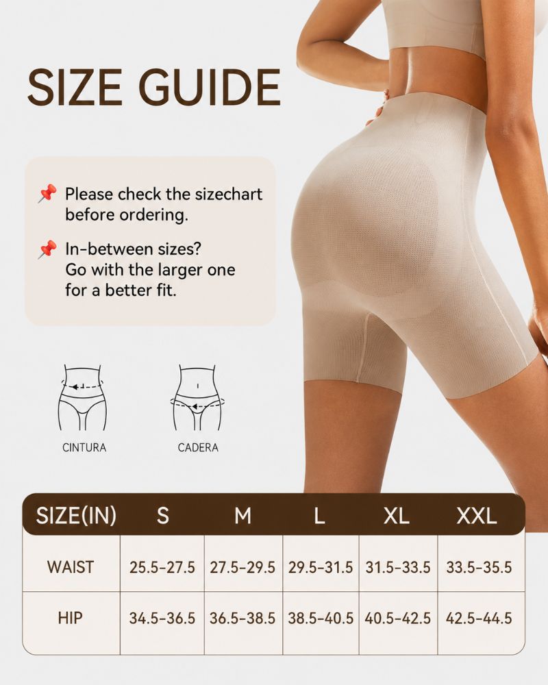 High-Waist Seamless Tummy Control Shaper Shorts