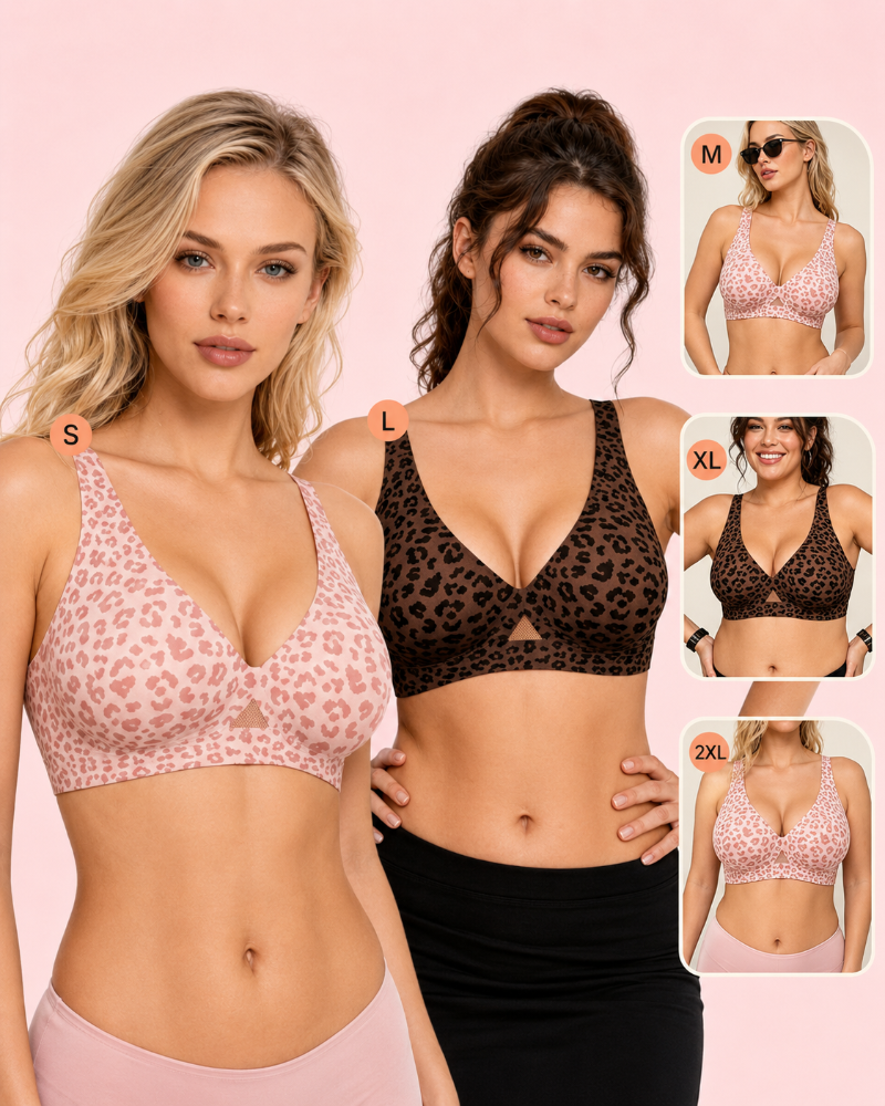 Jelly Soft Wireless Deep V Lift Bra