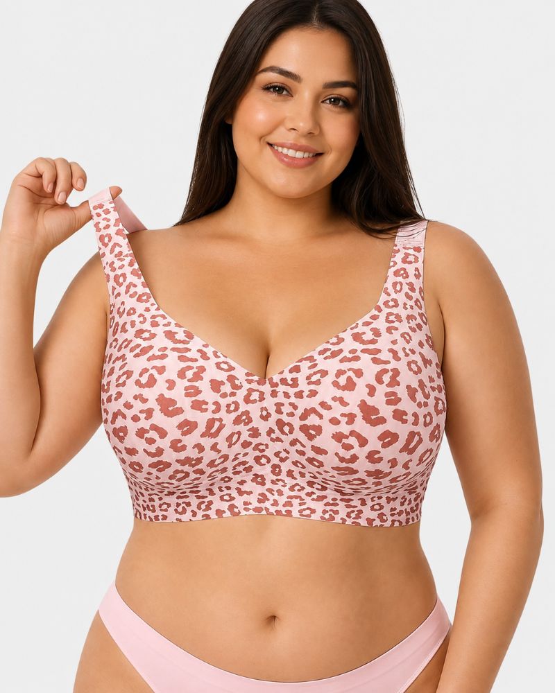 Plus Size Pullover Wireless Full-Coverage Support Bra