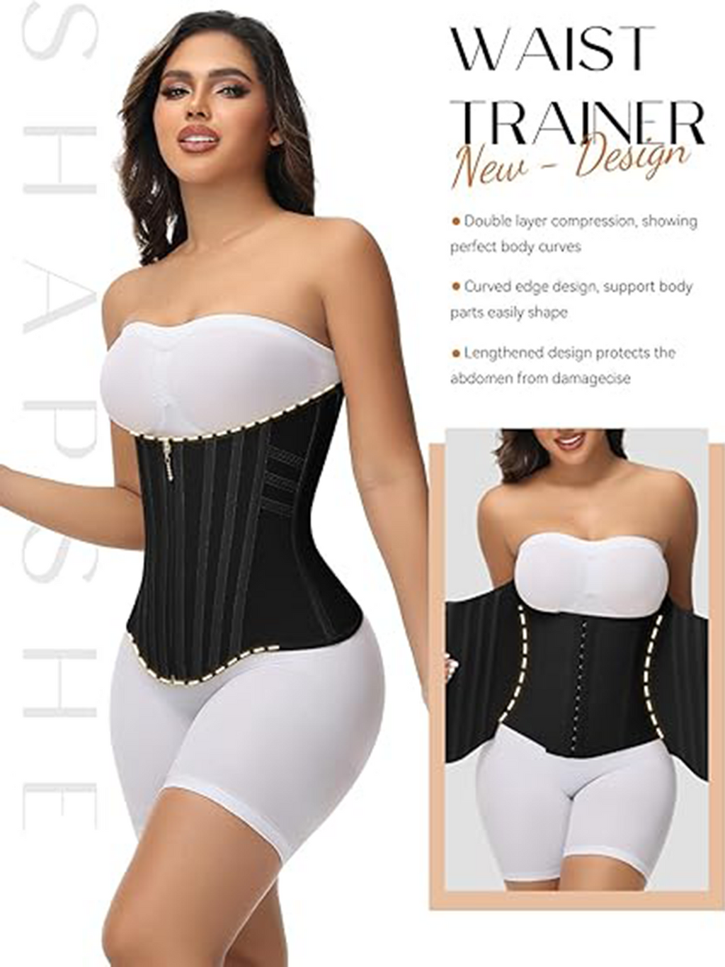 Women's Double Layer Pressure Waist And Abdomen Belt