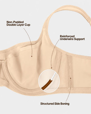 Cooling Plus Size Balconette Underwire Bra