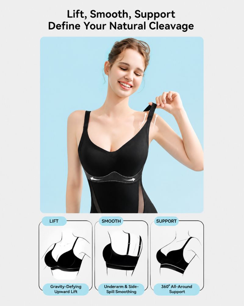 Easy-Off Mesh Cooling 360° Sculpting Shapewear Bodysuit