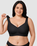 Plus Size Pullover Wireless Full-Coverage Support Bra