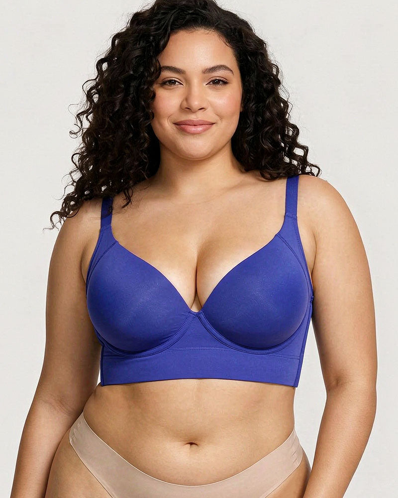 Back-Smoothing Underwire Push-Up Bra