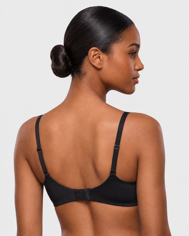 Deep Plunge Push-Up Underwire T-Shirt Bra