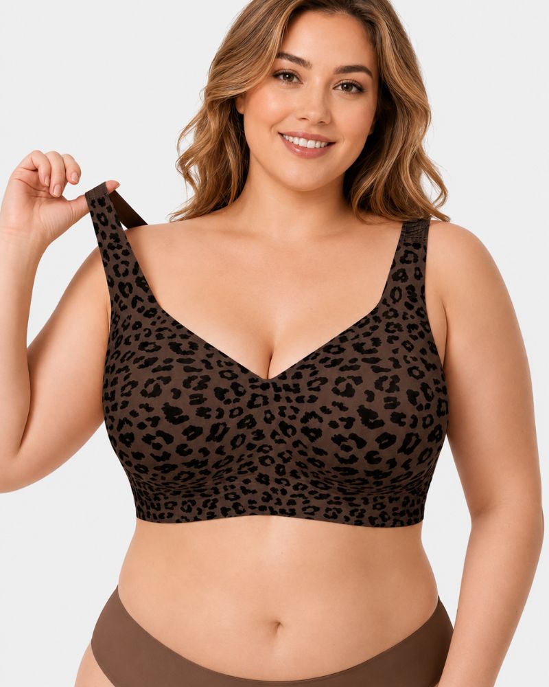Plus Size Pullover Wireless Full-Coverage Support Bra