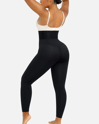 AirSlim ElasticFuse High-Waist Shaping Leggings – Tummy Control, Comfy Support, Black