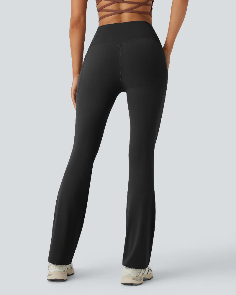 Slimming High-Waist Yoga Leggings with Pockets