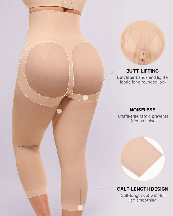 Shapecurve 3D Butt-Lifting Mesh Capri Tights