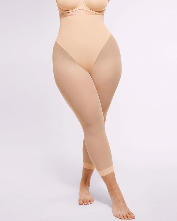 Shapecurve 3D Butt-Lifting Mesh Capri Tights