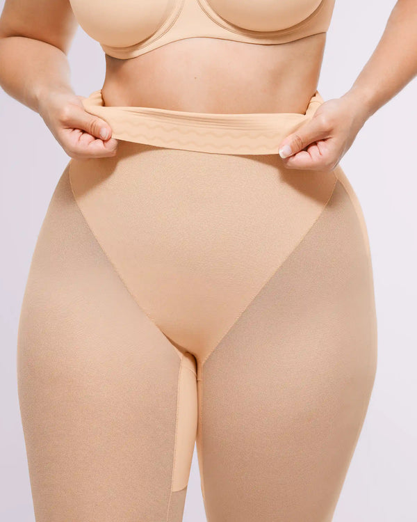 Shapecurve 3D Butt-Lifting Mesh Capri Tights