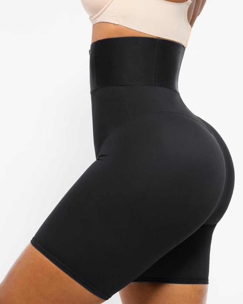 SHAPECURVE Women High Waist Leggings Tummy Control ElasticFuse Waistband Shaping Leggings Waist Trainer Yoga Pants