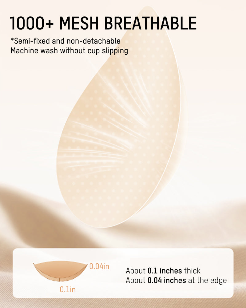 Invisible Jelly Lift Bra with Breathable Water Drop Hollow