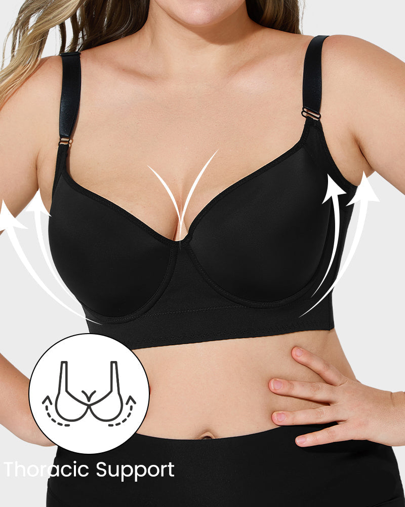 Full Coverage Comfort Bra with Back Smoothing