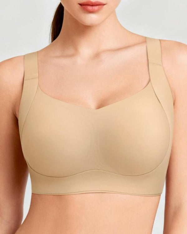 Wireless Push-Up Jelly Support Seamless Bra for Women