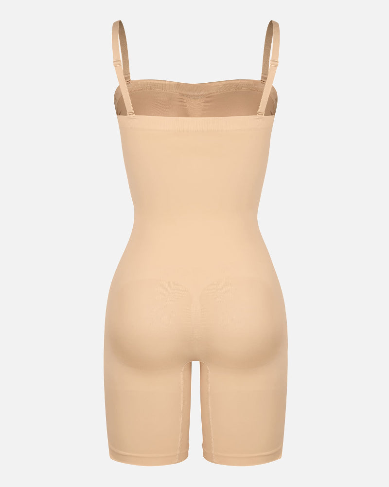 Shapecurve Seamless Strapless Bodysuit with Removable Straps