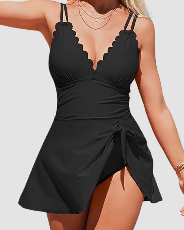 Women’s Tummy Control One-Piece Swimdress