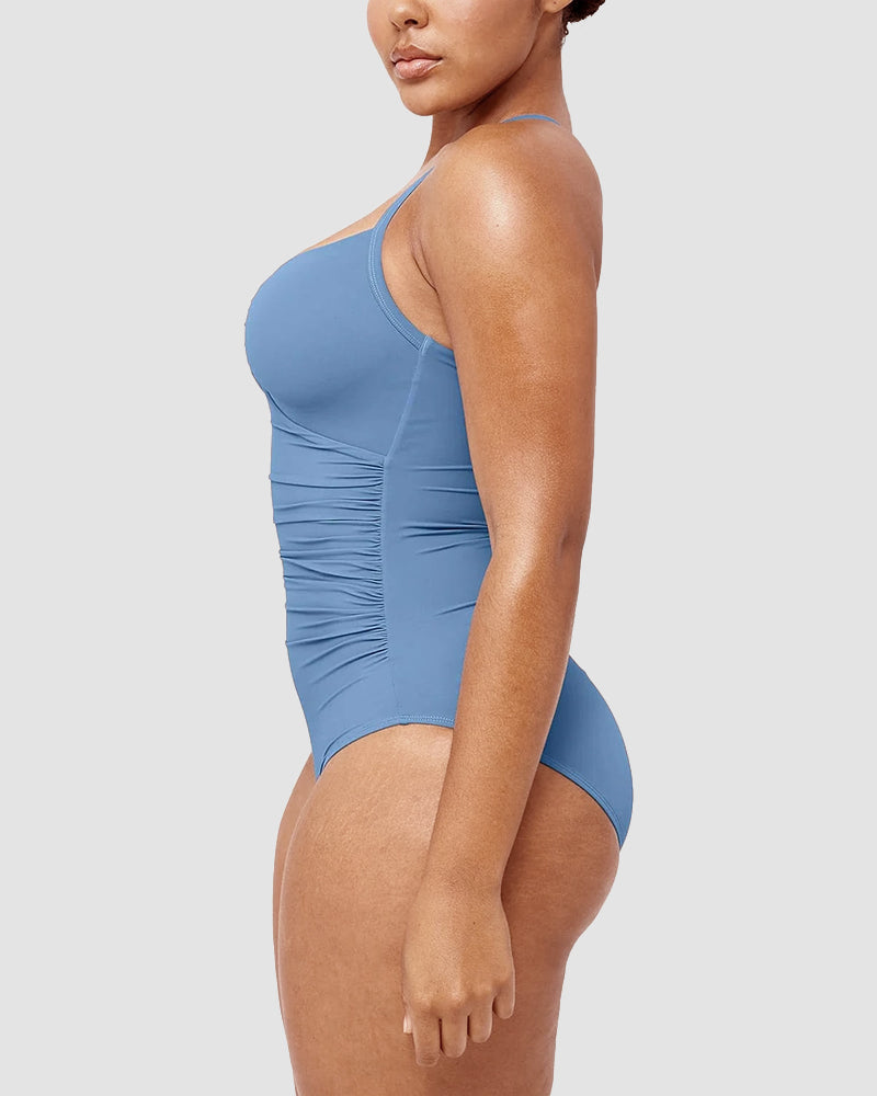 Smart Sculpt U-Ring Cut Out Shaping Swimsuit
