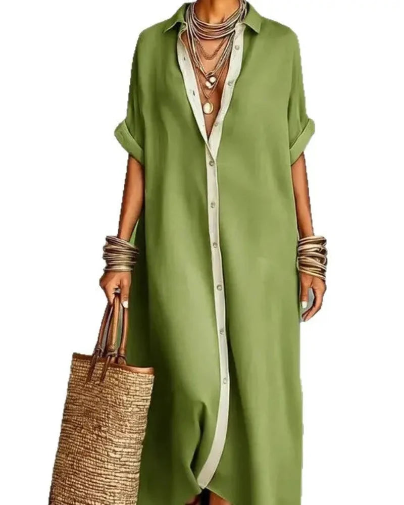 Oversized Shirt Dress - Perfect for Beach, Vacation & Brunch!
