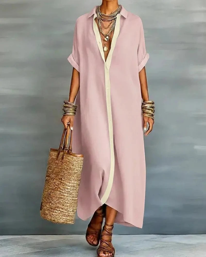 Oversized Shirt Dress - Perfect for Beach, Vacation & Brunch!