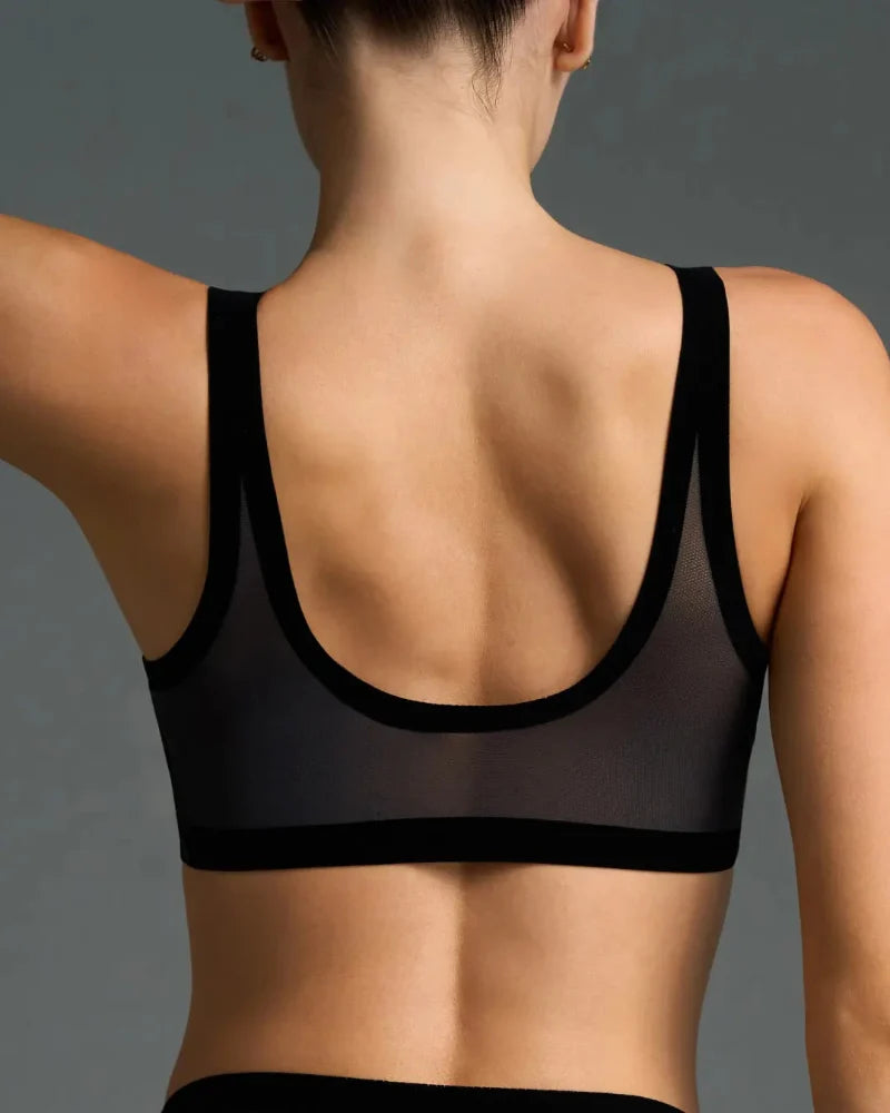 Ultra-Soft Mesh Bralette for Everyday Comfort